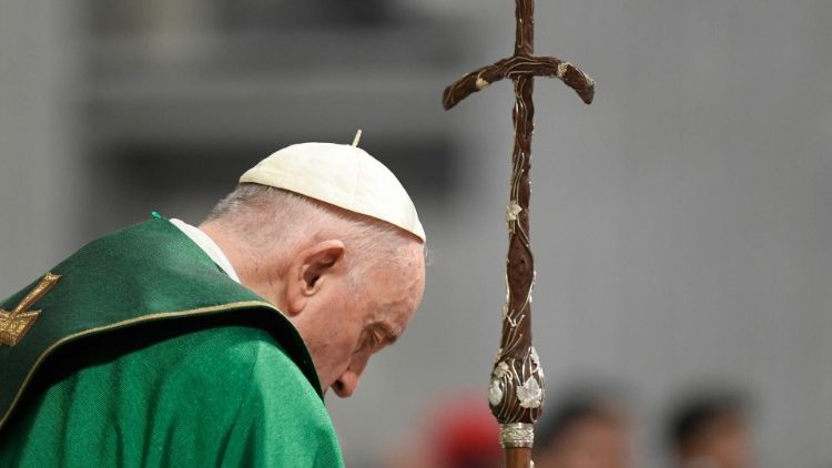 Santa misa por la Jornada Mundial de los Abuelos y Ancianos 2023, presidida por el Papa Francisco. (Vatican Media)