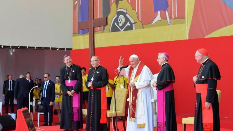 Prije odlaska, Papa se susreo s volonterima Svjetskog dana mladih