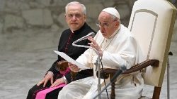 El Papa Francisco durante la audiencia general del miércoles 9 de agosto