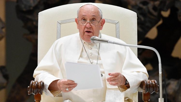 Papa Francesco all'udienza generale di questo mercoledì