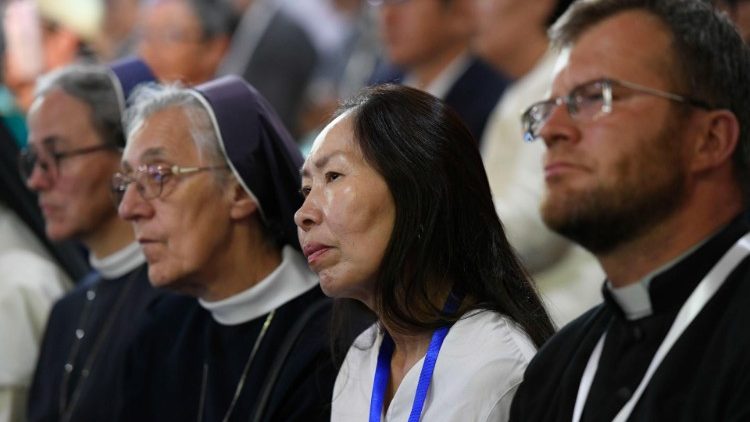 Встреча Папы Франциска с духовенством и миссионерами Монголии (Улан-Батор, 2 сентября 2023 г.)