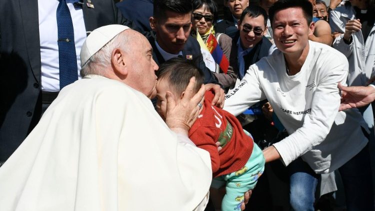 Die Menschen in der Mongolei verabschieden sich von Papst Franziskus