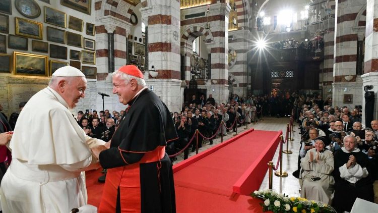 Среща на папата с духовенството на Марсилия