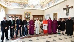 Le Pape a reçu le primat de la Communion anglicane et sa délégation, le 25 janvier 2024, au Palais apostolique.