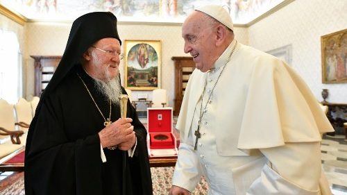 Patriarcha Bartłomiej i Papież Franciszek (arch.)