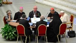 Synode des évêques en salle Paul VI du Vatican, le 4 octobre 2023.