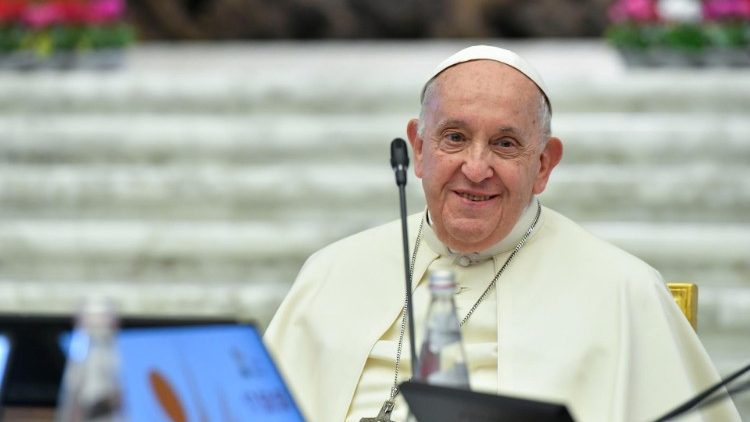 Le Pape François lors de la première session du synode d'octobre 2023. 