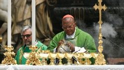 Cardinal Ambongo celebrates Mass for the Synod on Friday