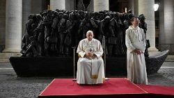 教宗主持為移民和難民的祈禱活動