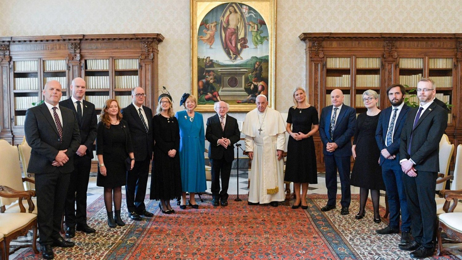 Audiencia del Papa con el presidente de Irlanda