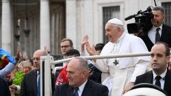 教皇フランシスコ　2023年10月25日の一般謁見　バチカン・聖ペトロ広場