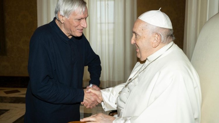 Papež Frančišek in don Luigi Ciotti