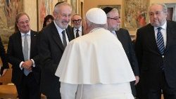 Papież z delegacją Konferencji Rabinów Europejskich