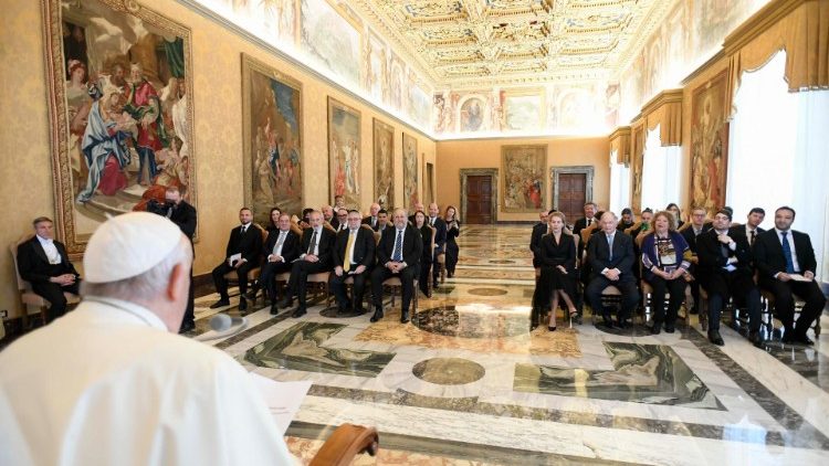 Pope meeting with the Conference of European Rabbis