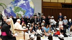 2023.11.06 Manifestazione  "I Bambini incontrano il Papa"  Папата на срещата с децата през 2023 г.
