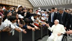 Le Pape a rencontré plus de 8000 enfants le 6 novembre 2023. 