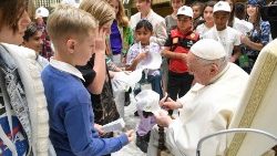 Зустріч Папи з дітьми з усього світу, 6 листопада 2023