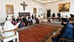 Påven tog emot medlemmar av sikhernas delegation från Guru Nanak Darbar i Dubai
