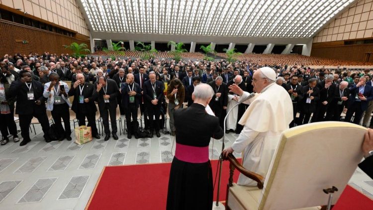 البابا يستقبل المشاركين في اللقاء الدولي الثاني للمسؤولين عن المزارات والعاملين فيها