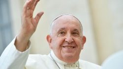 Ilustrační foto: Papež František při generální audienci na Svatopetrském náměstí