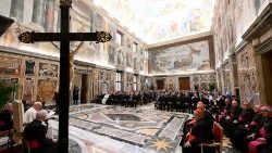 教皇フランシスコと列聖省主催の会議参加者との出会い　2023年11月16日　バチカン宮殿