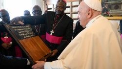 Le Pape rencontre les évêques de la Conférence épiscopale du Congo en visite Ad Limina le 17 novembre 2023.