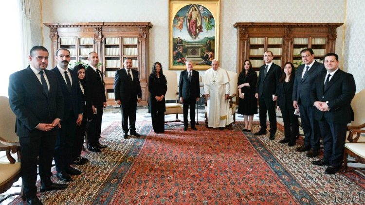 Audiencia del Papa al Presidente de Irak