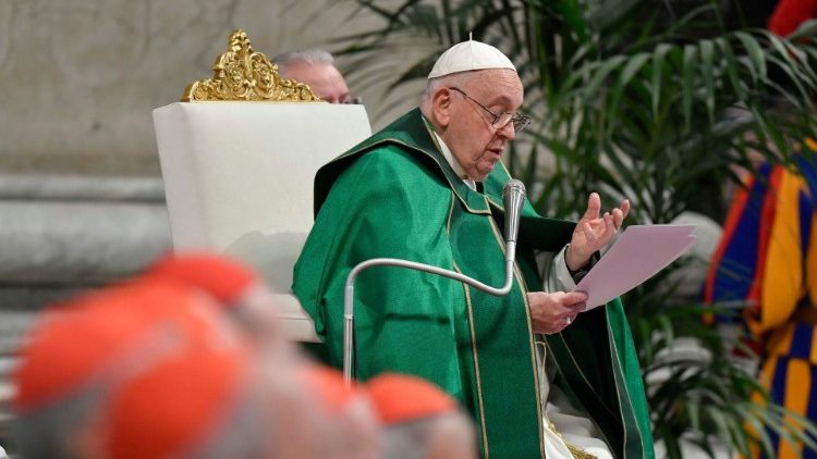 Papież Franciszek na Mszy z okazji Światowego Dnia Ubogich