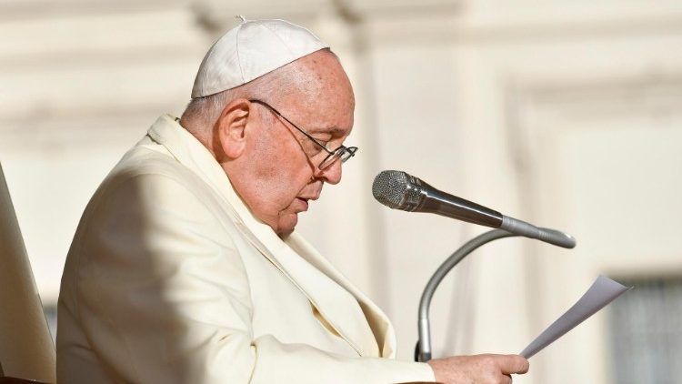 Le Pape François à l'audience générale, mercredi 22 novembre 2023
