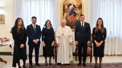 Prezident Paraguajskej republiky na stretnutí s pápežom Františkom