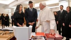 Popiežiaus audiencija Paragvajaus prezidentui pirmadienį, lapkričio 27 d.