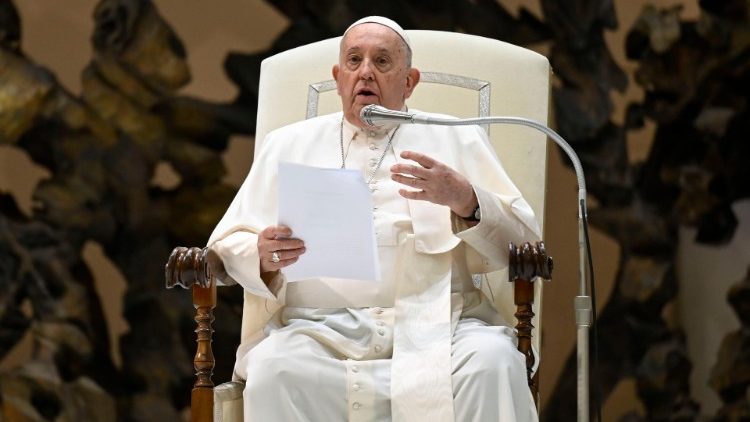 Папа Франциск на общей аудиенции 29 ноября 2023 г. в Ватикане