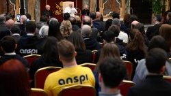 La papa Francisc, membrii Asociației Naționale Sfântul Paul Italia (ANSPI)
