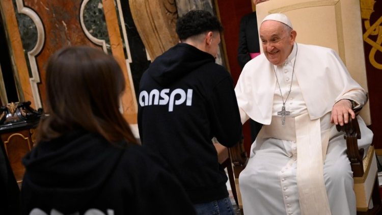 Pope Francis receives members of ANSPI in the Vatican