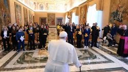 البابا فرنسيس يستقبل فتيان وفتيات حركة العمل الكاثوليكي في إيطاليا