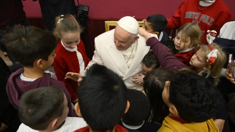 Popiežiaus gimtadienio susitikimas su vaikais