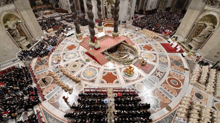 Rugăciune ecumenică pe 15 februarie 2024 în bazilica Sfântul Petru la prima comemorare catolică a celor 21 de martiri copto-ortodocși, uciși în 2015 în Libia
