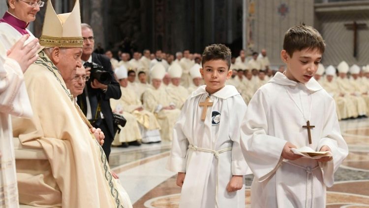 Santa misa en la Solemnidad de Santa María Madre de Dios - 1 de enero de 2024. (Vatican Media)