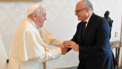 Il Papa riceve il sindaco di Roma, Roberto Gualtieri