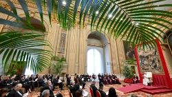 O Papa recebe em audiência o Corpo Diplomático credenciado junto à Santa Sé, 08 de janeiro de 2023