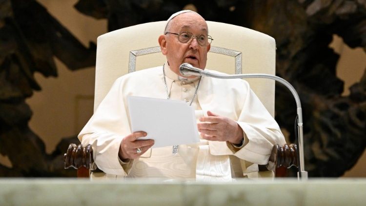 教皇フランシスコ　2024年1月10日の一般謁見　バチカン・パウロ6世ホール