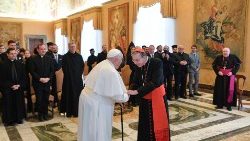 El Papa con Miembros del Comité Católico para la Colaboración Cultural con las Iglesias Ortodoxas y Ortodoxas Orientales