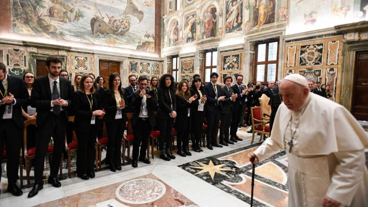 Popiežiaus audiencija Toniolo asociacijos jaunų profesionalų suvažiavimo dalyviams