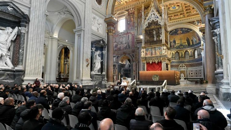 Popiežiaus susitikimas su Romos vyskupijos kunigais 2024 01 13
