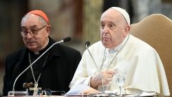 Papa Franciso - encontro com o clero romano
