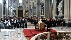 Papa Francisc la întâlnirea cu clerul din Dieceza de Roma - bazilica San Giovanni in Laterano, 13 ianuarie 2024