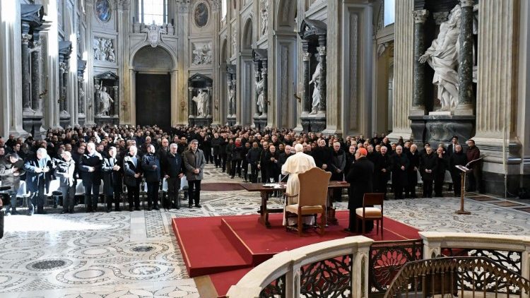 A Lateráni Szent János-székesegyházban zajlott a találkozó