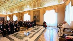 Pope Francis meets with members of the International Federation of Catholic Universities