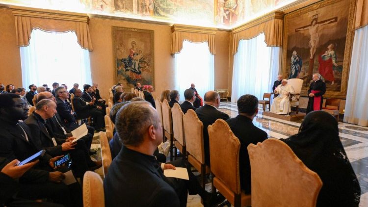 Ferenc pápa fogadta a Katolikus Egyetemek Nemzetközi Szövetsége (IFCU) küldöttségét