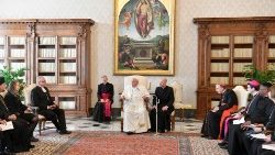 教皇フランシスコ、フィンランドのエキュメニカル使節と 　2024年1月19日　バチカン宮殿